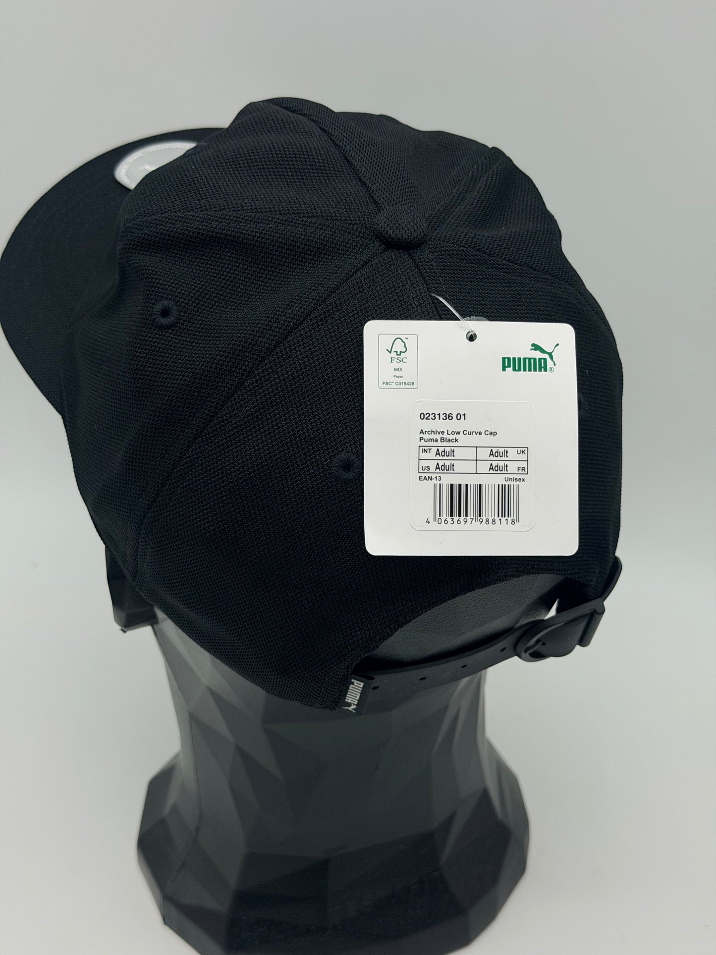 PUMA Casquette Archive Low Curve Puma Black Adult