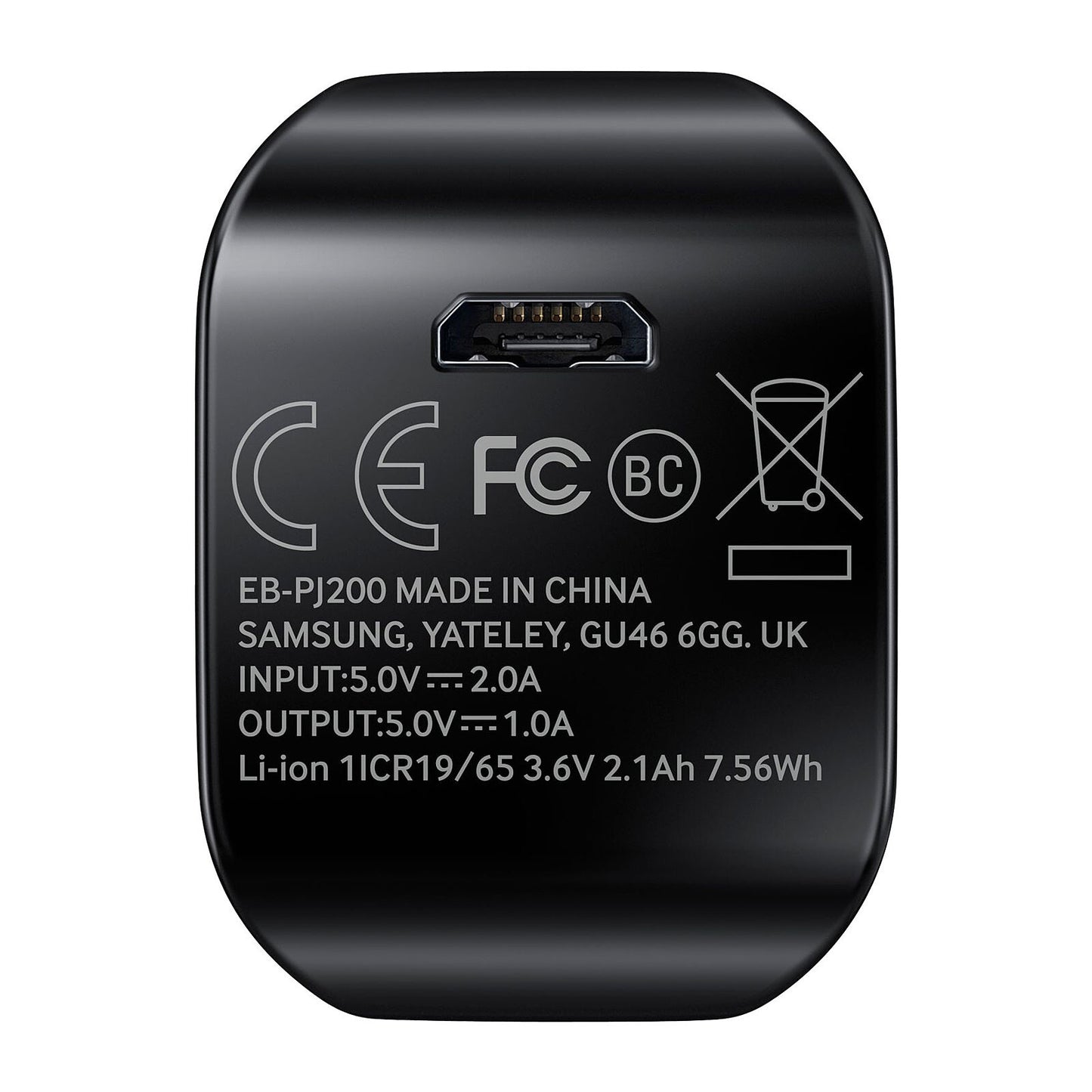 Samsung Mini Batterie Noir
BATTERIE EXTERNE COMPACTE 2100 MAH