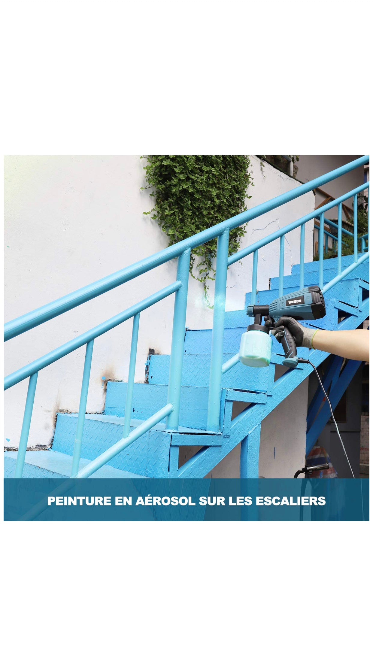 Pulvérisateur de Peinture Électrique, Récipient Détachable 800ML 3 tailles de buses neuf