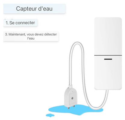 Capteur d'eau : fonctionne uniquement avec notre système de sécurité intelligent AGSHome