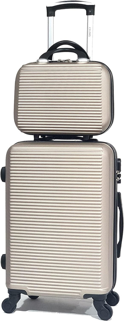 Valise Cabine avec Vanity, Marque Française (Champagne , Cabine & Vanity) neuves