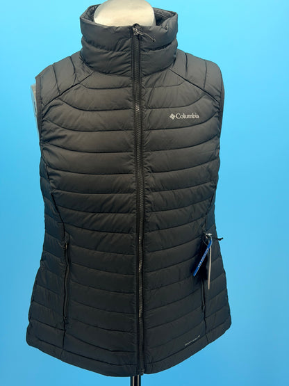 Columbia White Out Puffer Omni Heat Veste isolante à fermeture Éclair pour femme