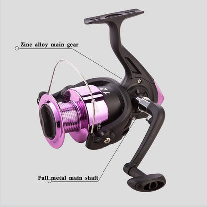 Moulinet de pêche en acier inoxydable