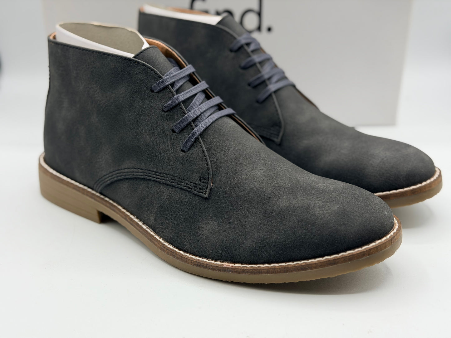 find. Bottines Desert Boots Homme, Gris (Charcoal), 44 EU