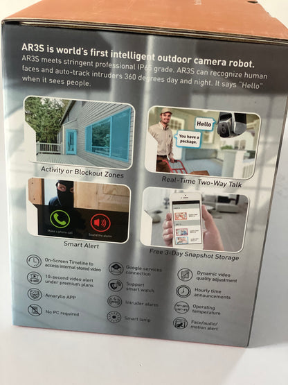 Caméra Amaryllo  Arès Pro réseau dôme extérieure full hd jour/nuit autonome sans fil détection de bruits suivi automatique