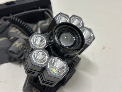 Lampe Frontale puissante livrer sans batterie (compatible avec les batterie standard)
