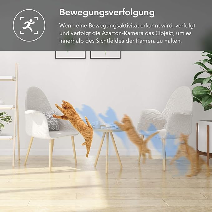 Mini Caméra WiFi, caméra IP WLAN HD 1080p, caméra de surveillance Smart Home intérieure avec vision nocturne couleur IR, assistant vocal, caméra bébé, audio bidirectionnelle
