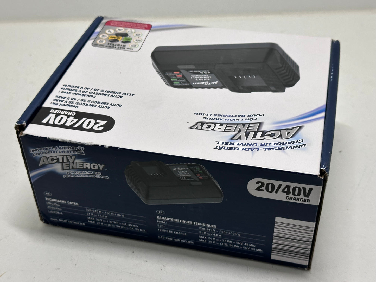 Chargeur de batterie universel pour outils sans fil Outils de jardin pour produits Aldi RB&G Active Energy