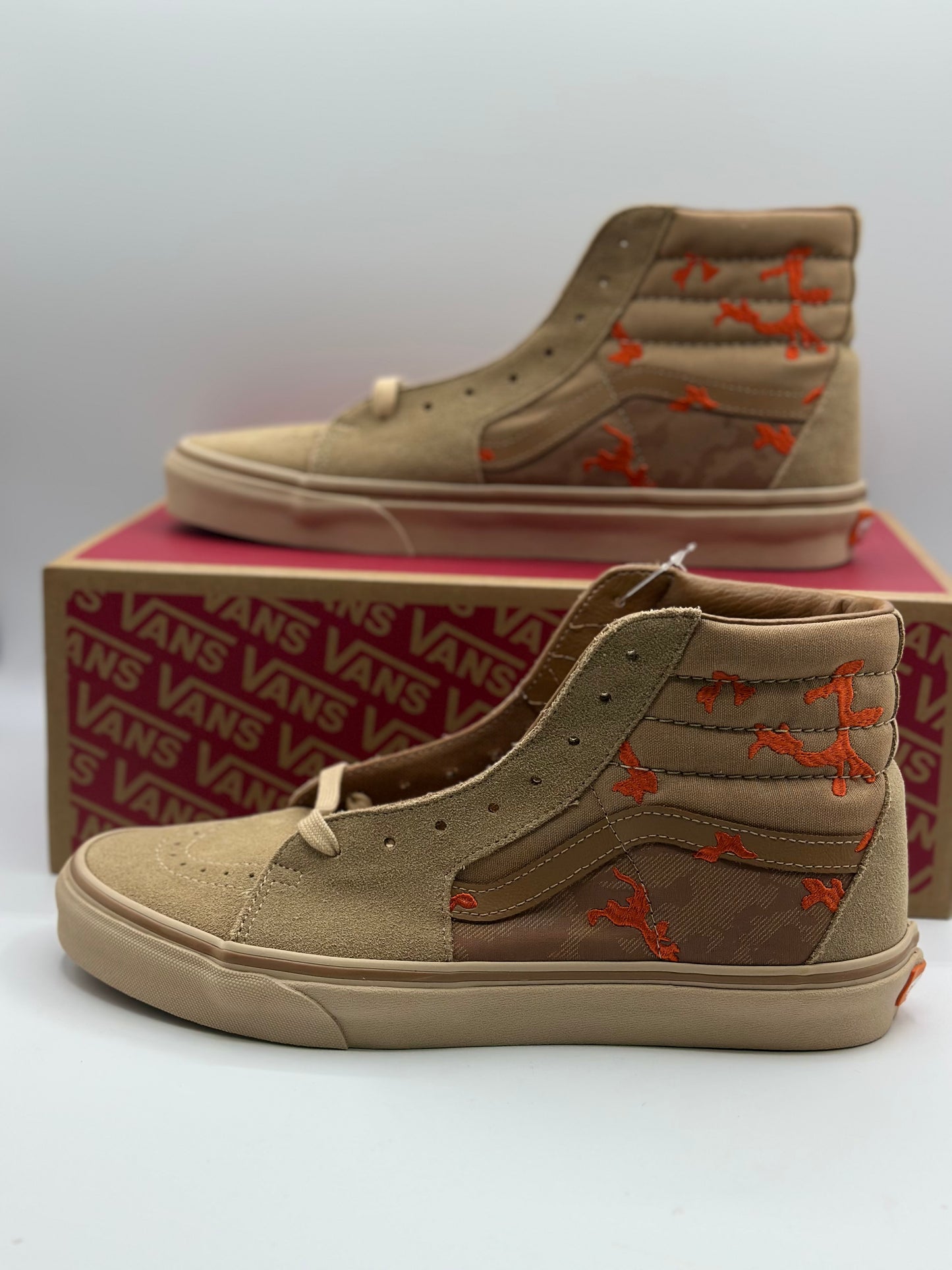 Sk8-hi Camo Embroderies Beige/orange