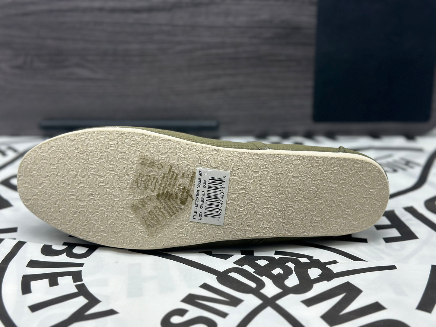 Espadrilles - Kaki ultra léger pour homme taille 44
