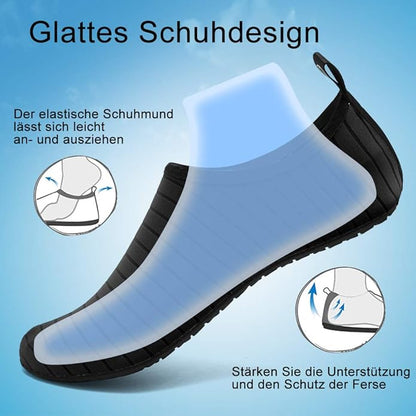 Chaussures de pieds nus Chaussures de bain pour femmes Chaussures de pieds nus antidérapantes à séchage rapide pour hommes
