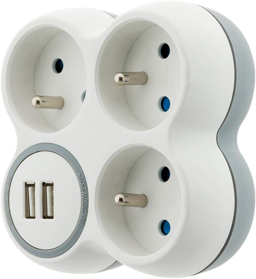 Triplite 16A 2P+T + 2 Ports USB