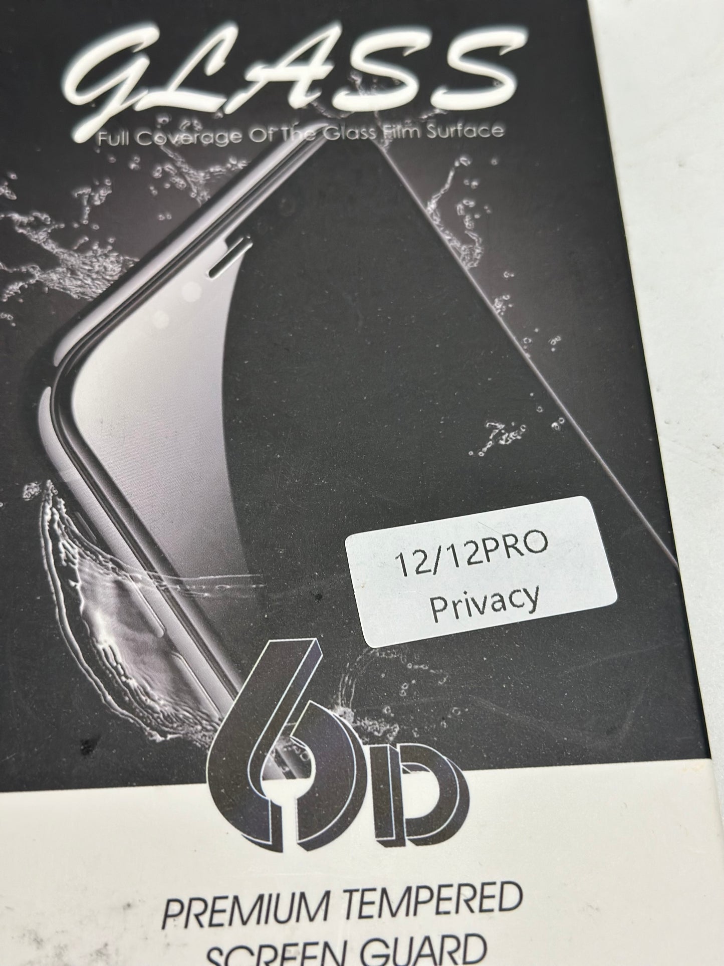 Protection d'écran et de confidentialité pour iPhone iPhone 12/pro
