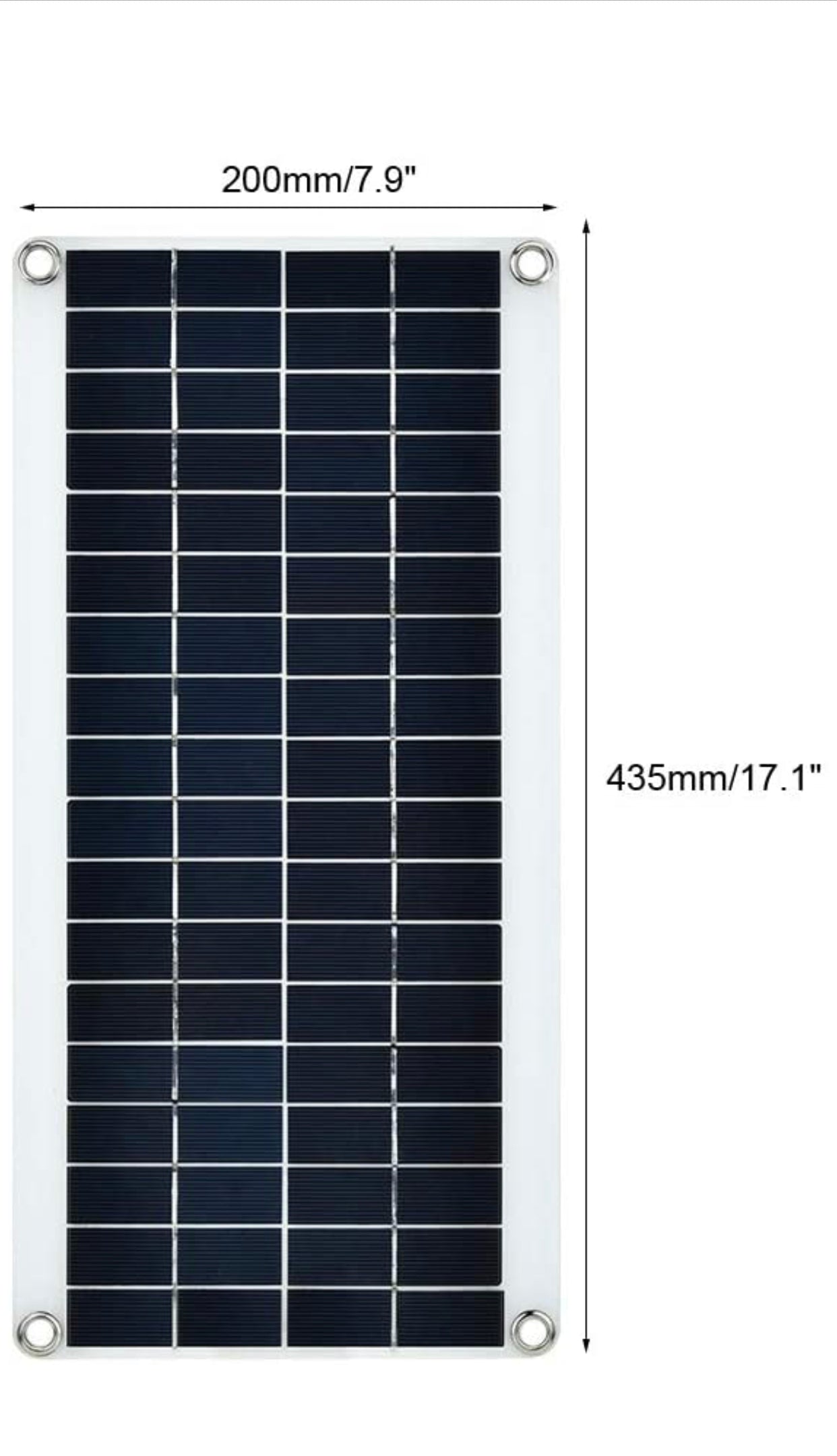 Panneau solaire, nouveau panneau solaire polycristallin flexible de 20W durable extérieur imperméabl
