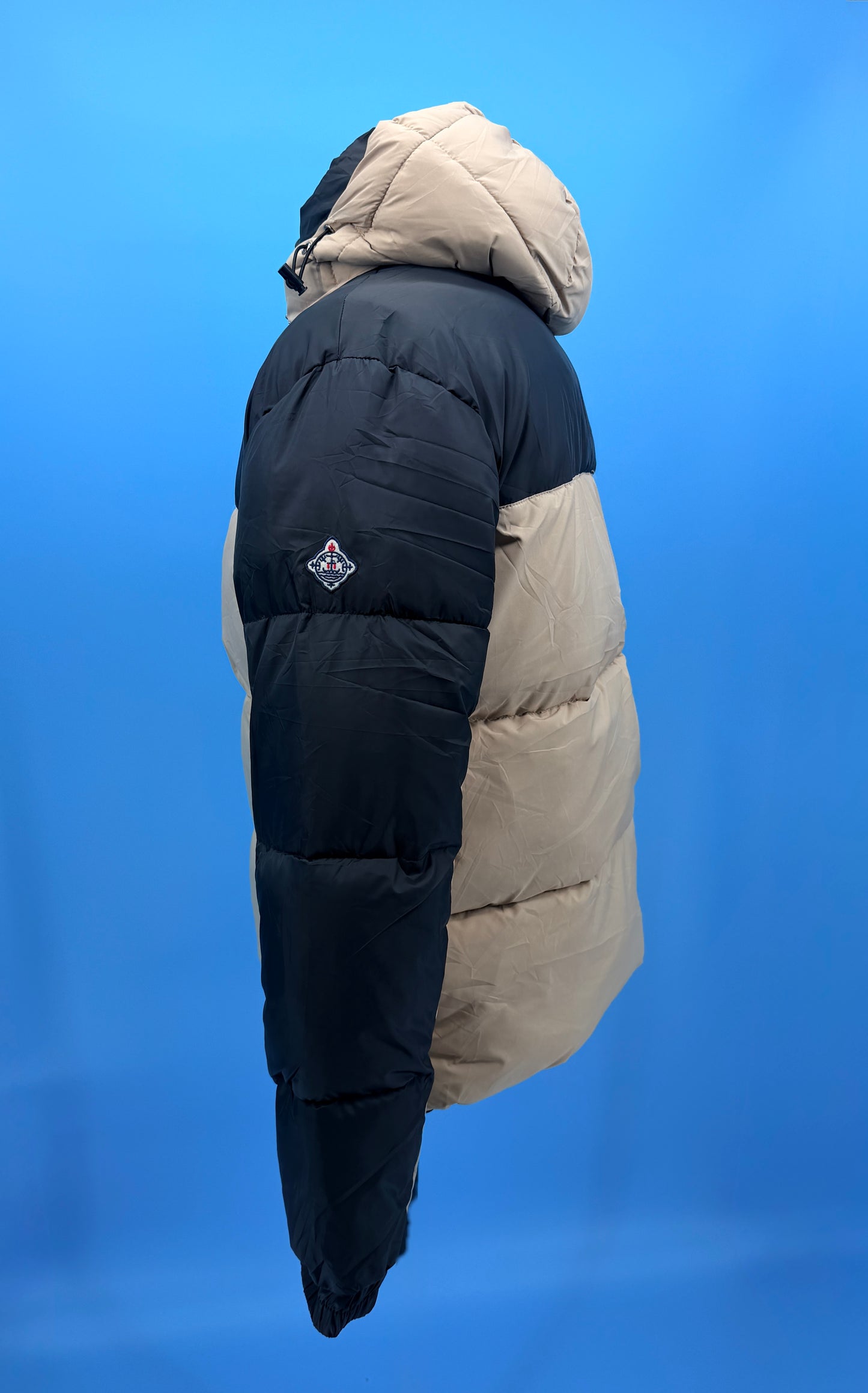 Veste à Capuche Homme beige/Noir taille M