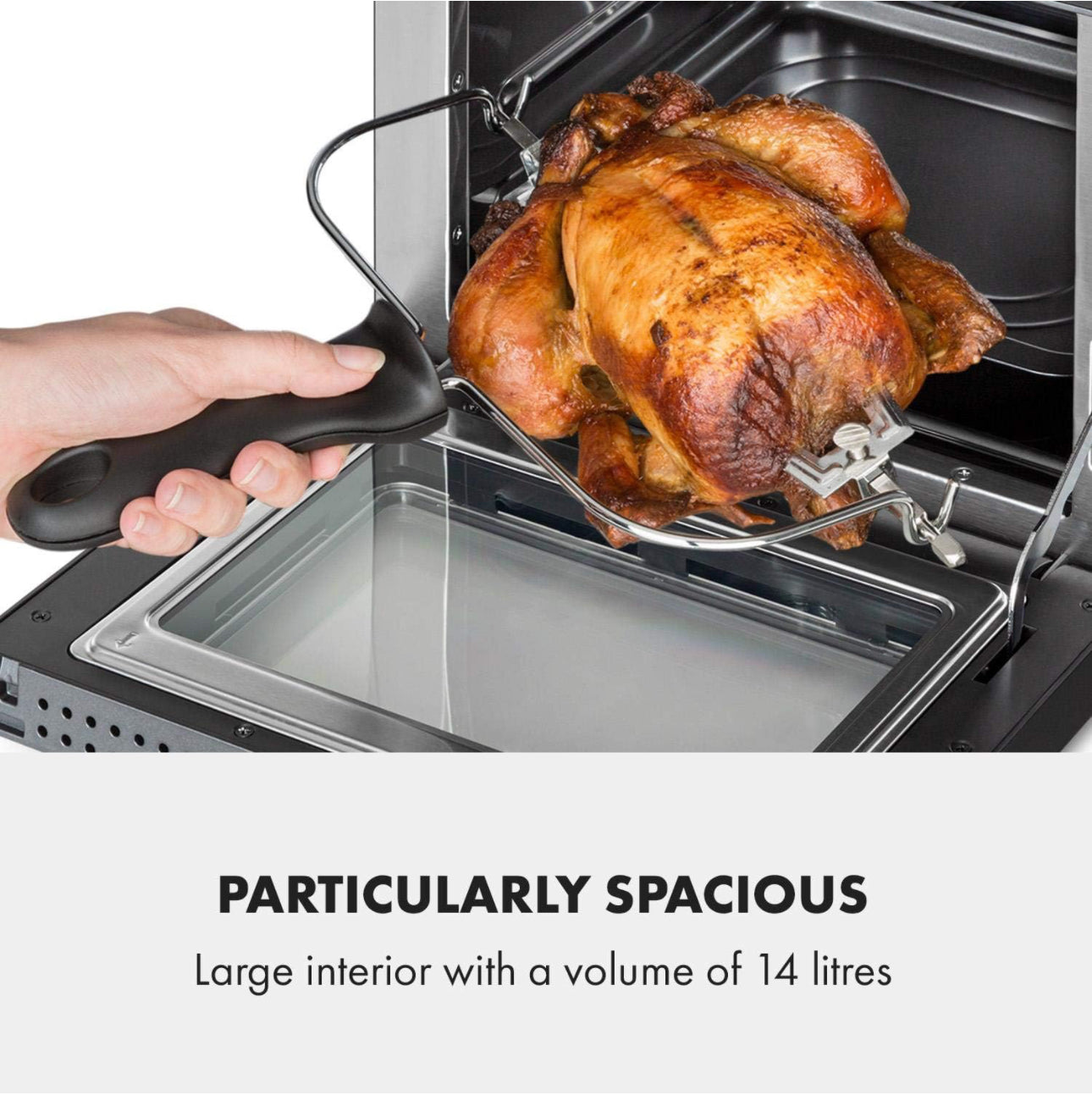 KLARSTEIN - Friteuse sans huile, Air fryer, 1700 W, technologie DuoHeating, volume de 14L