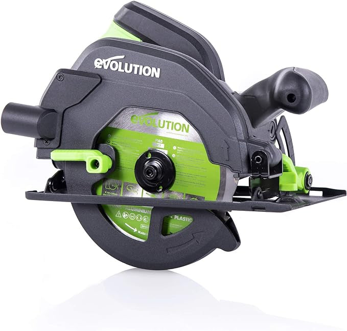 Evolution Power Tools Scie Circulaire Multi-Matériaux, Découpe l’acier, l’aluminium, le bois clouté
