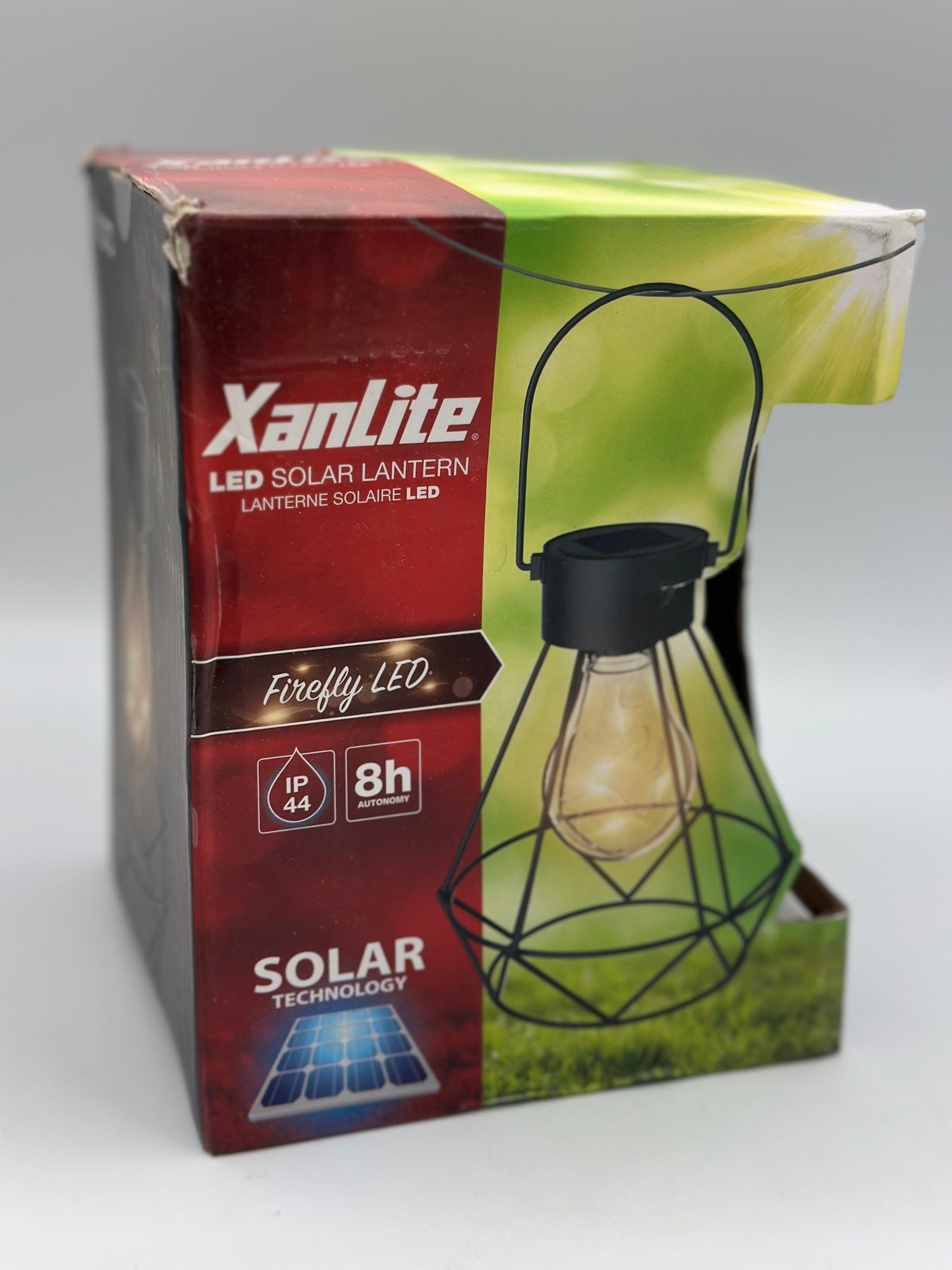 Lanterne Led Solaire Déco "KHARA", Spéciale Extérieur (IP44)