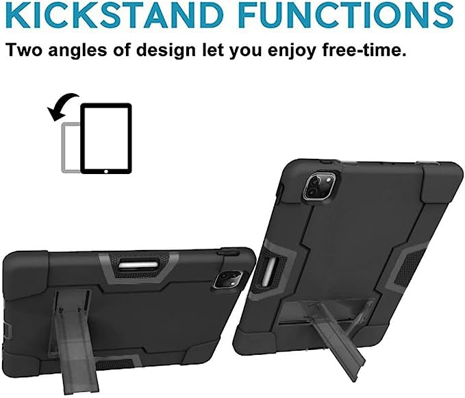 Coque pour iPad Pro 5ème/4ème/3ème génération, Coque iPad Pro 12,9 Pouces 2021/2020/2018