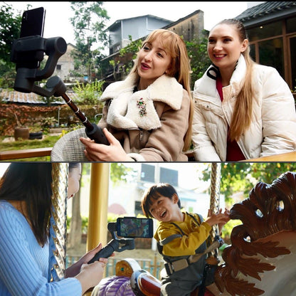 FeiyuTech Vimble 2S Smartphones Stabilisateur de Cardan Stabilisateurs Portatifs à 3 axes avec Poteau Télescopique Curseur de Zoom Intégré pour Téléphone Portable Photographie Stable Vidéo