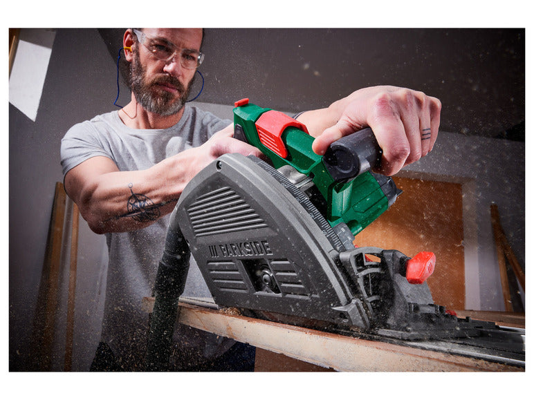 Parkside PTSS 1200 Scie plongeante avec rail en excellent état