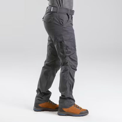 Pantalon cargo trekking - gris homme taille M
