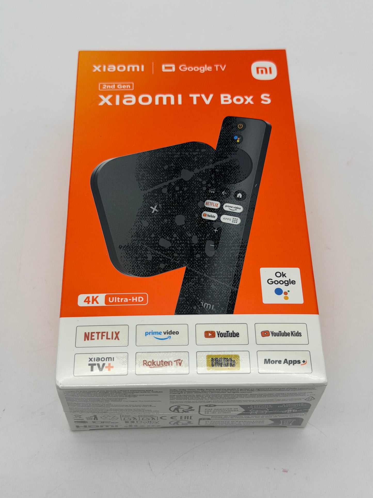 Xiaomi TV Box S 2nd Gen 4K Android Streaming Box | Chromecast & Bluetooth 5.2 | Dual Wi-FI | 2GB RAM+8GB ROM | Mijia Smart TV Box with IR Remote for 4K TVs