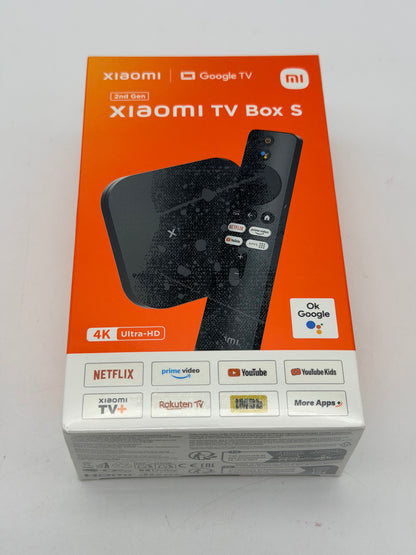 Xiaomi TV Box S 2nd Gen 4K Android Streaming Box | Chromecast & Bluetooth 5.2 | Dual Wi-FI | 2GB RAM+8GB ROM | Mijia Smart TV Box with IR Remote for 4K TVs