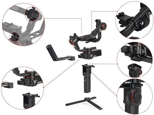 Stabilisateur Gimbal Professionnel sur 3 Axes pour Appareil Photo Compact Manfrotto neuf