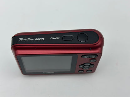 Appareil photo Canon PowerShot A800 Rouge