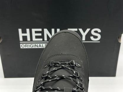 Henlys Chaussures de randonnée pour homme Noir