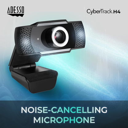 Adesso CyberTrack H4
WEBCAM 1080P - CMOS 2.1 MP - MICROPHONE - FOCUS MANUEL - USB