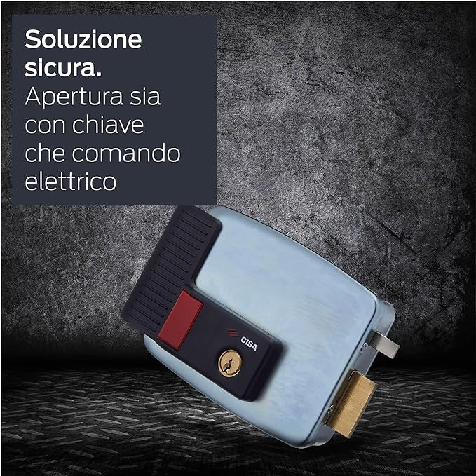 Verrou électrique - 12 V - Galvanisé - Cisa, argent, 11731601, 12V neuf