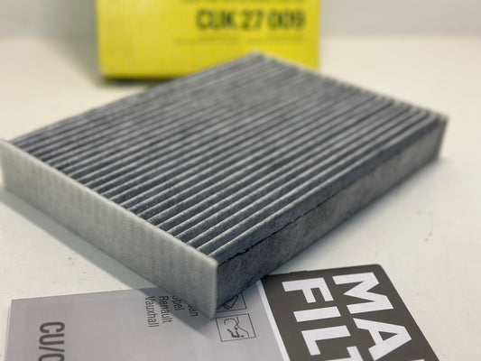 MANN-FILTER CUK 27 009 Filtre d'habitacle
Filtre à charbon actif, 263 mm x 195 mm x 38 mm
Réf.: CUK 27 009
EAN: 4011558064792