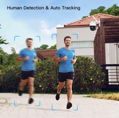 Caméra Surveillance WiFi Exterieure ctronic, 1080P PTZ IP WiFi Suivi Auto Détection Humaine neuve