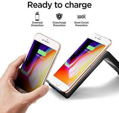 Spigen Chargeur Rapide sans Fil Stand, Certifie Qi 10W, IP Technology, Compatible avec Smartphone Chargement Qi pour iPhone 5W, Galaxy 10W