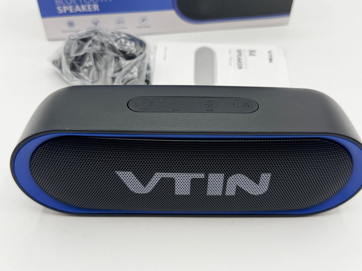 Haut-parleurs Bluetooth, haut-parleurs portables étanches avec TWS, 24 heures de lecture, son stéréo, sans fil pour la maison Douche Piscine Plage Extérieur (noir)