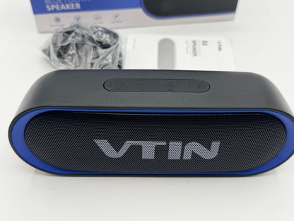 Haut-parleurs Bluetooth, haut-parleurs portables étanches avec TWS, 24 heures de lecture, son stéréo, sans fil pour la maison Douche Piscine Plage Extérieur (noir)