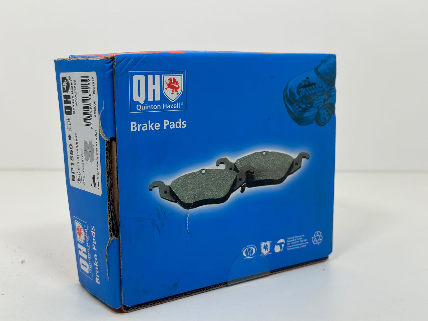 QUINTON HAZELL BP1550 Plaquettes de frein pour fiât Opel vauxhall