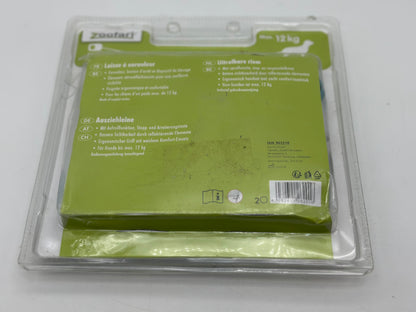 Zoofari Elropet Laisse rétractable pour chien avec enrouleur d'arrêt et bouton de verrouillage Bleu 5 m