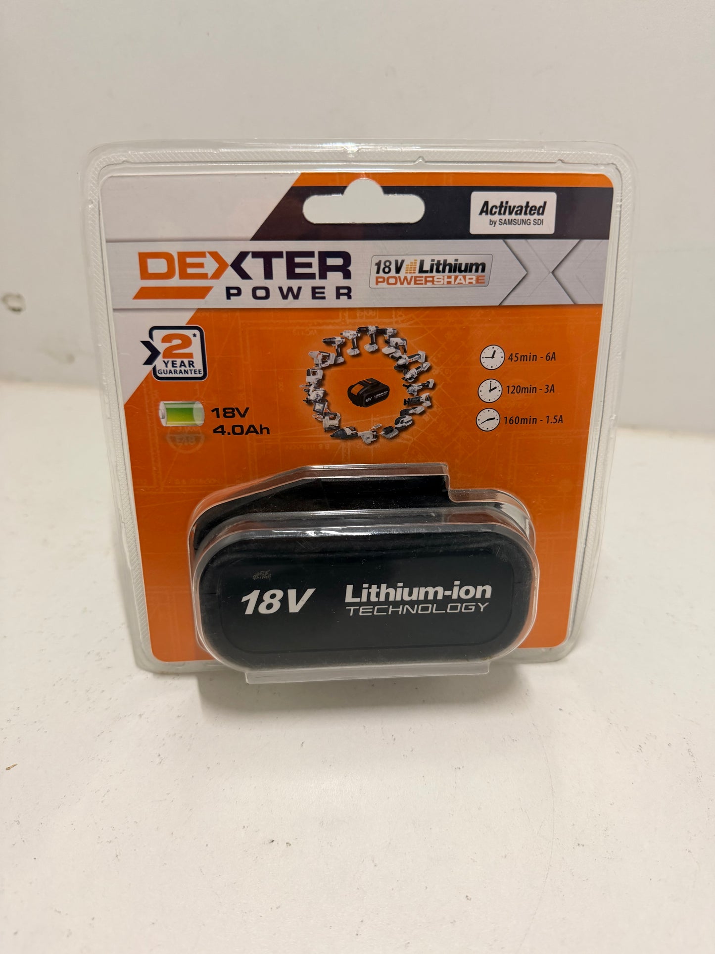 Batterie DEXTER POWER, 18 V, 4 Ah lithium-ion