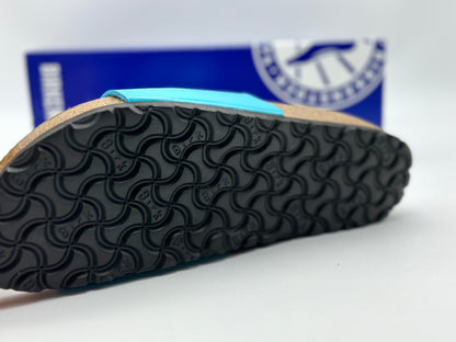 BIRKENSTOCK Ibiza Réglable Double Bandoulière Sandales Mer Bleu Taille 43 Et 42