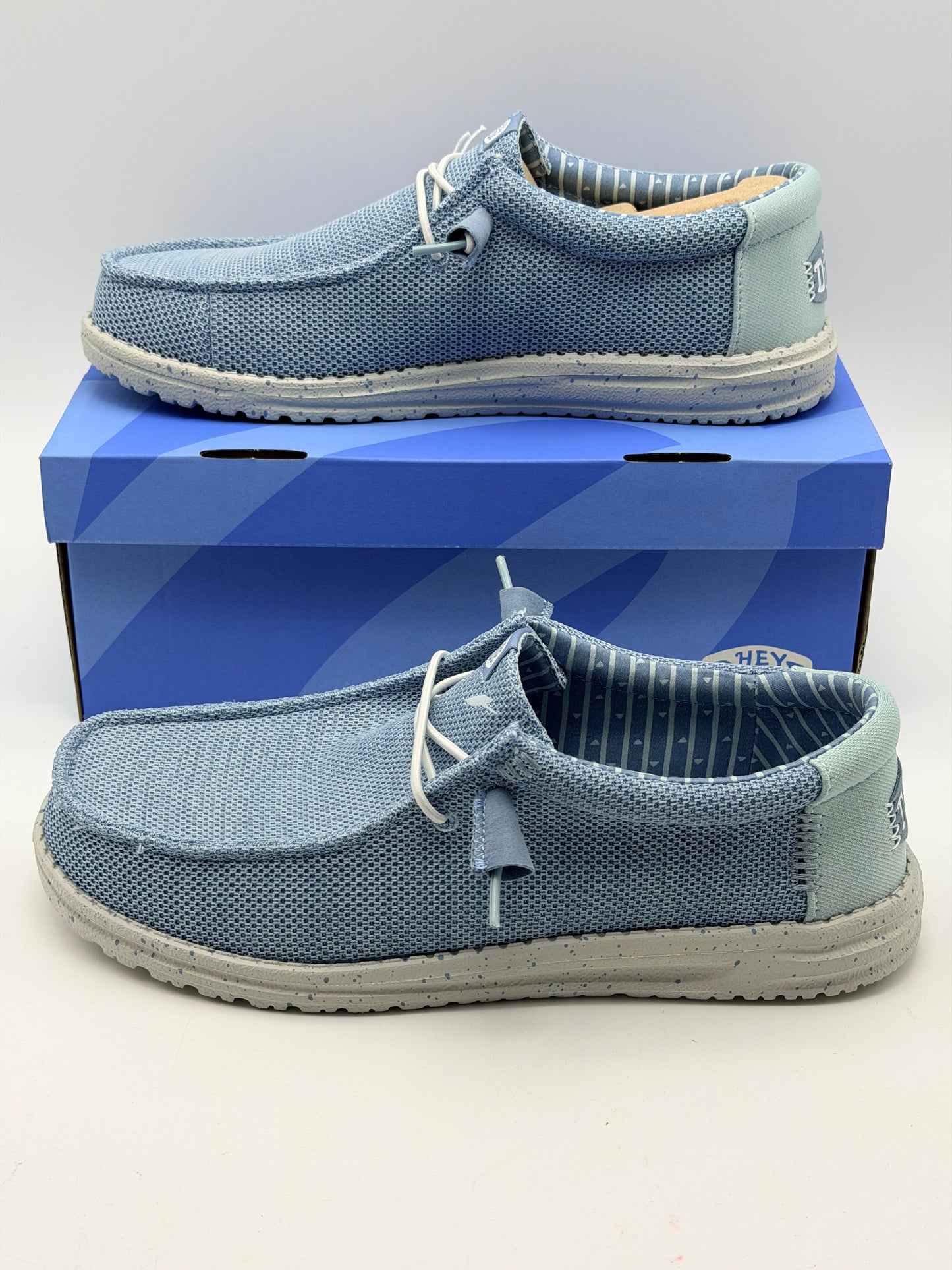 Hey Dude Mocassins Stretch Sox Bleu