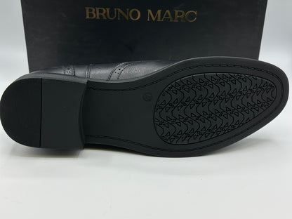 Bruno Marc Men Chelsea Boots Brogue en cuir Bottes de cheville Bottes Slip Boots