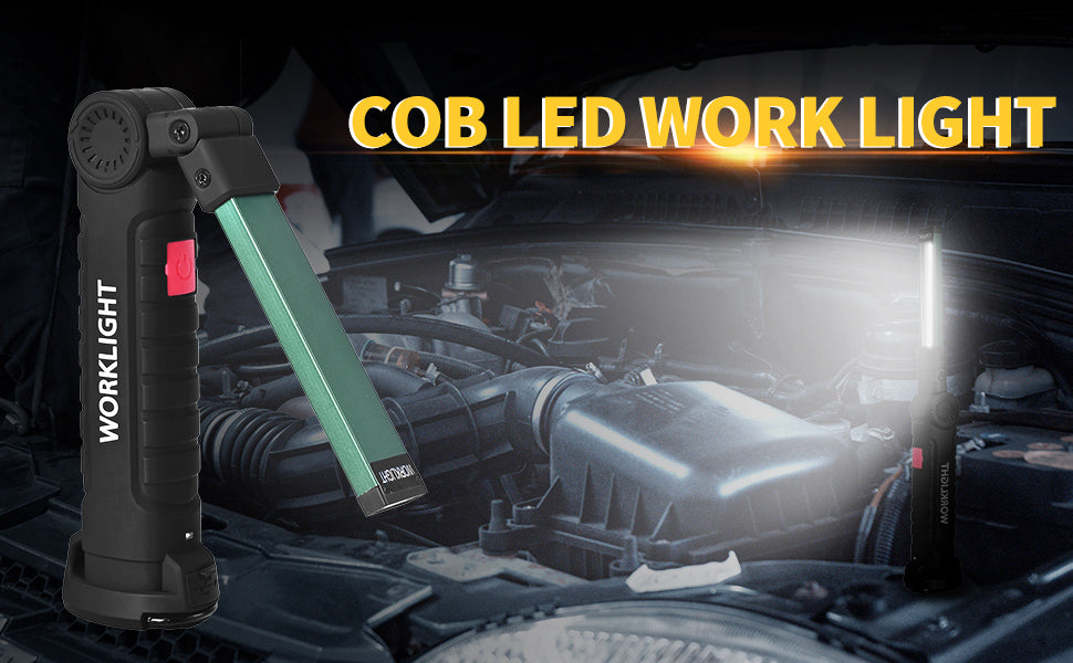 Lampe de poche LED torche avec Base Magnétique Camping Lampe 4 Pack [Classe énergétique A] neuve