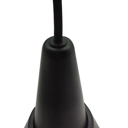 Suspension Mazugi, acrylique, noir, Diam.12 cm INSPIRE, E27