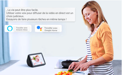 Caméra de sécurité 1080P avec audio bidirectionnel