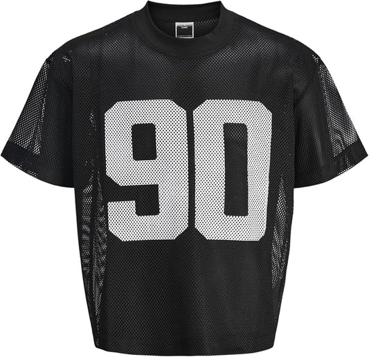 JACK & JONES Jcoenergize Big Mesh Tee SS Crew Neck Homme