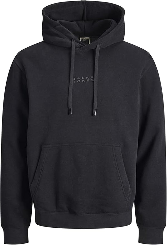JACK & JONES Badge Hood BF Jcopoint Sweat à Capuche avec Logo Homme