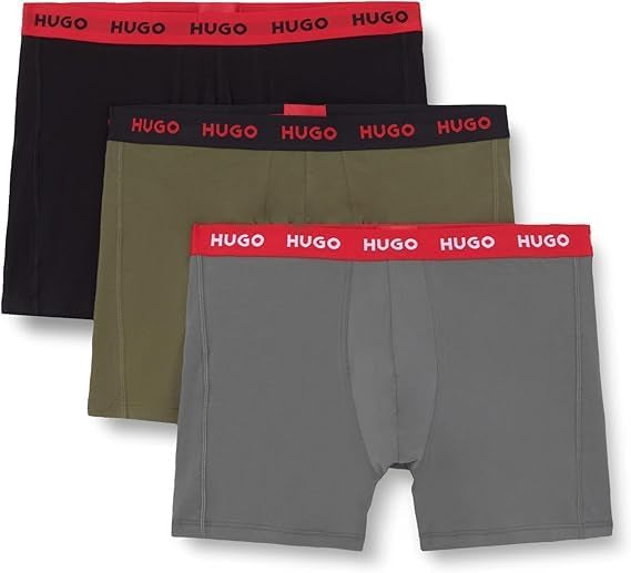 Hugo Boxerbr Triplet Pack 10268005 Boxer, Open Miscellaneous, L Hommes
